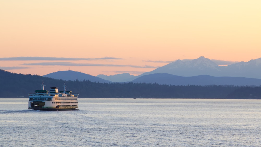 One of the top things to do on Bainbridge Island is the journey here itself, aboard the stunning Washington State Ferry
